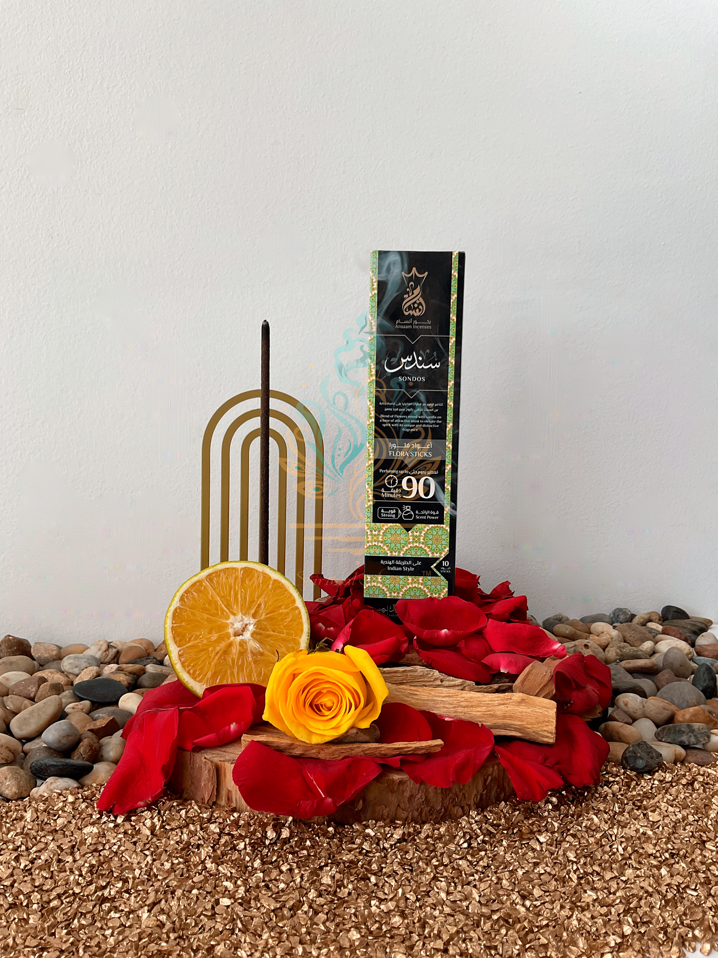 Ansaam Incense - Sondos - Mini Floral 10 Sticks - 90 Min