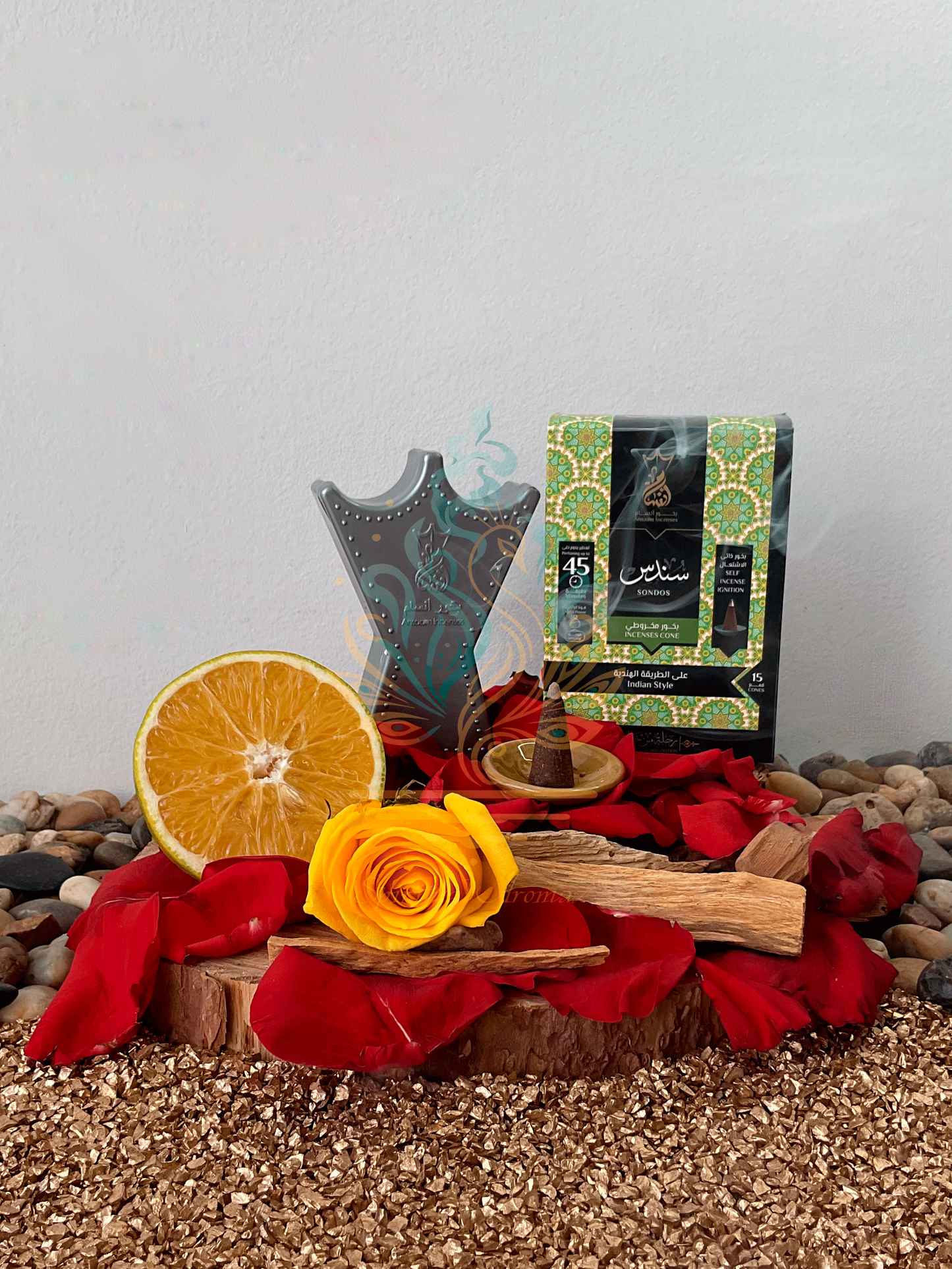 Ansaam Incense - Sondos - 15 cones Indian - Inspired Beautiful Fragrance