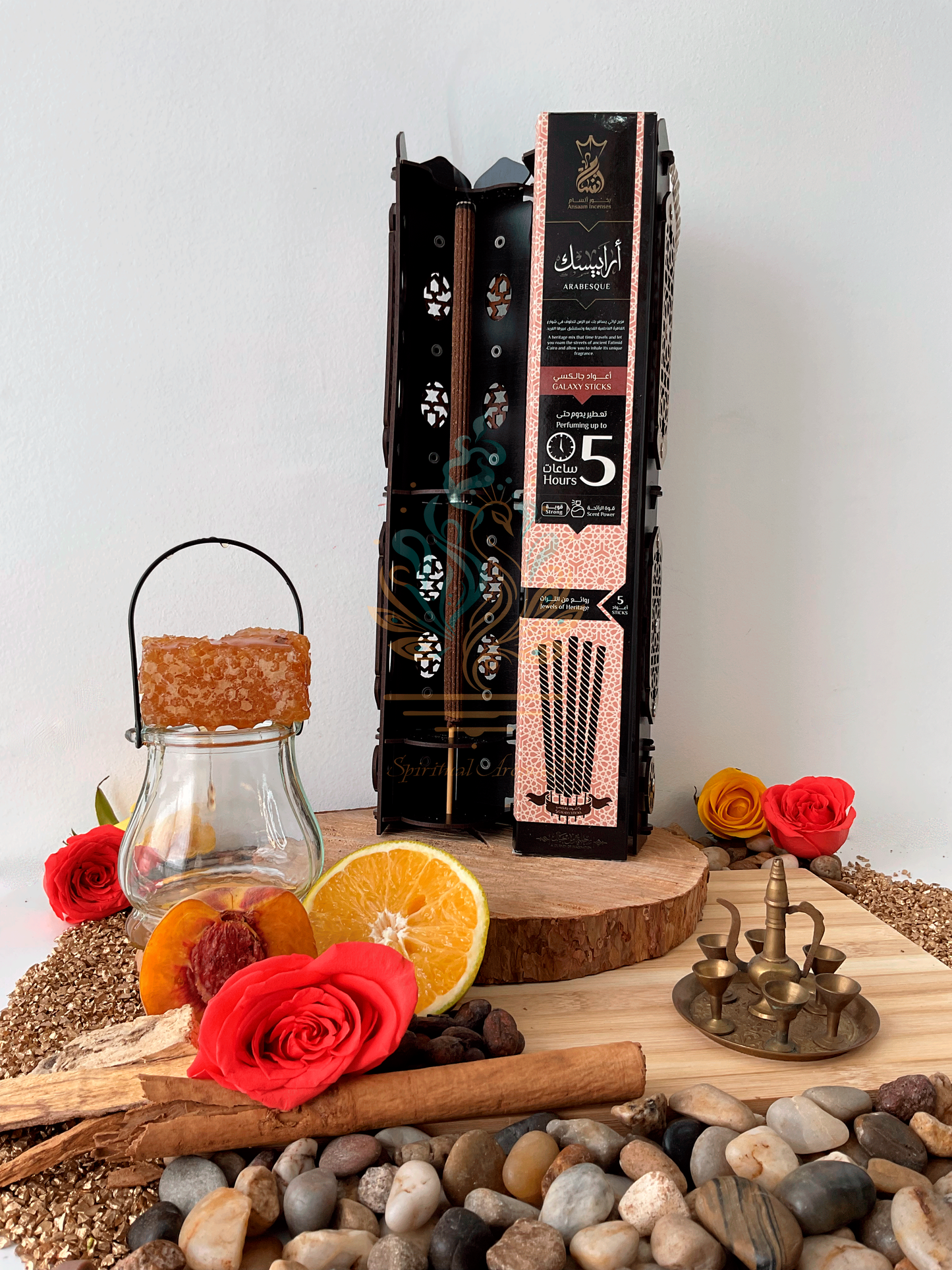 ANSAAM INCENSE - 5-HOUR GALAXY STICKS - *ARABESQUE* - LUXURIOUS SCENT