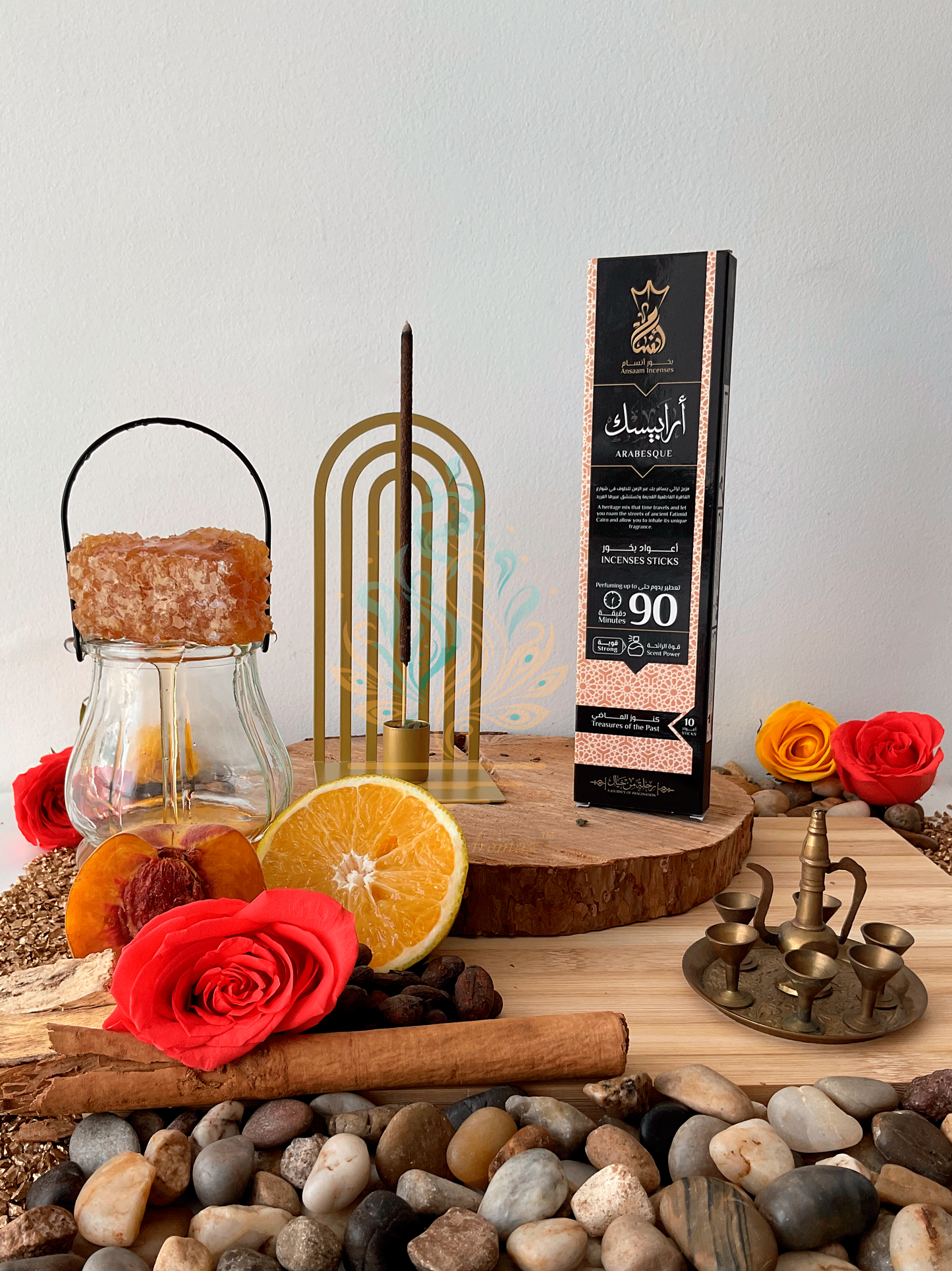 Ansaam Incense - Arabesque - 10 Sticks - 90 Minutes Each