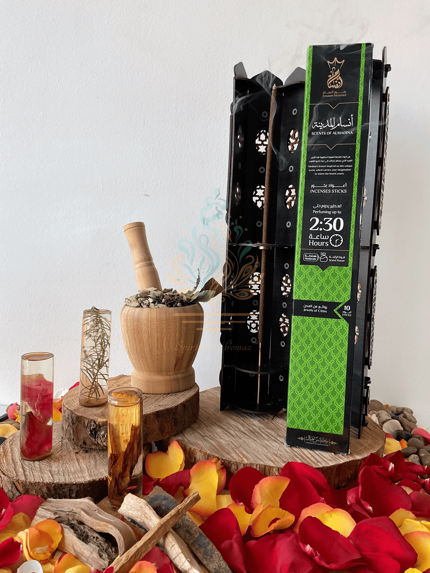 Ansaam Incense - Scents of Almadina - 10 Sticks - 2.5 Hour